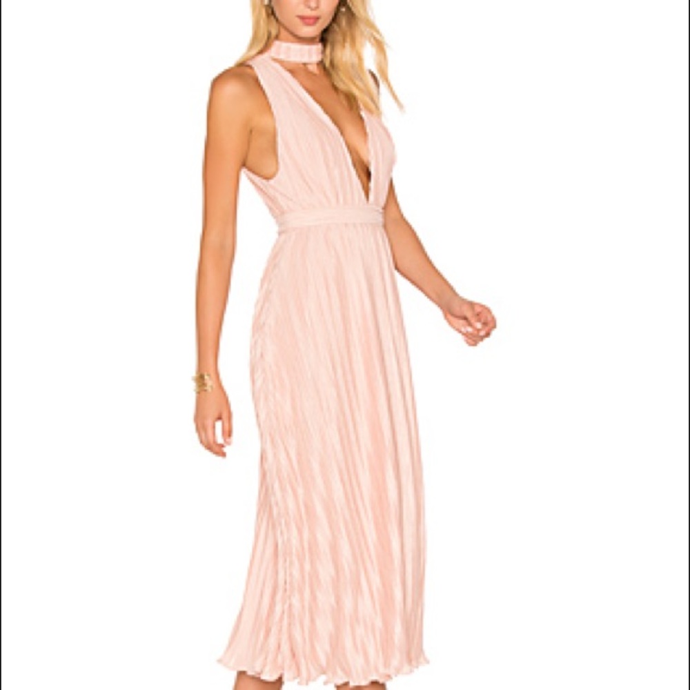 Revolve MAEVE DRESS IN PALE NUDE